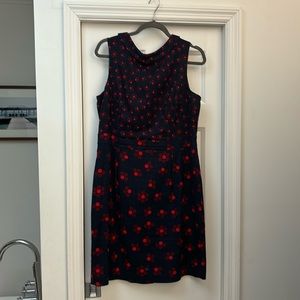 Boden print retro inspired dress